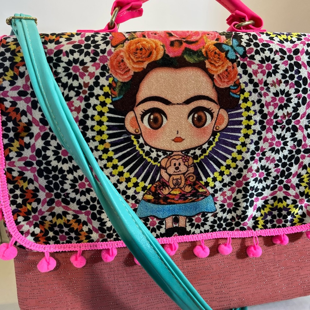 Colorful Women's Bag with Artistic Design